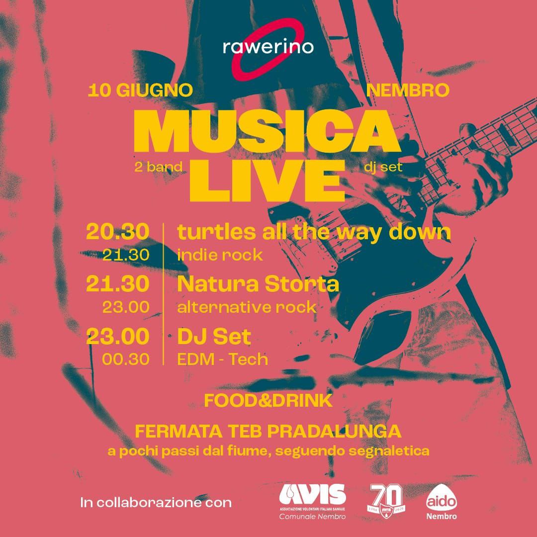 Locandina Musica Live del Torneo di Roverino